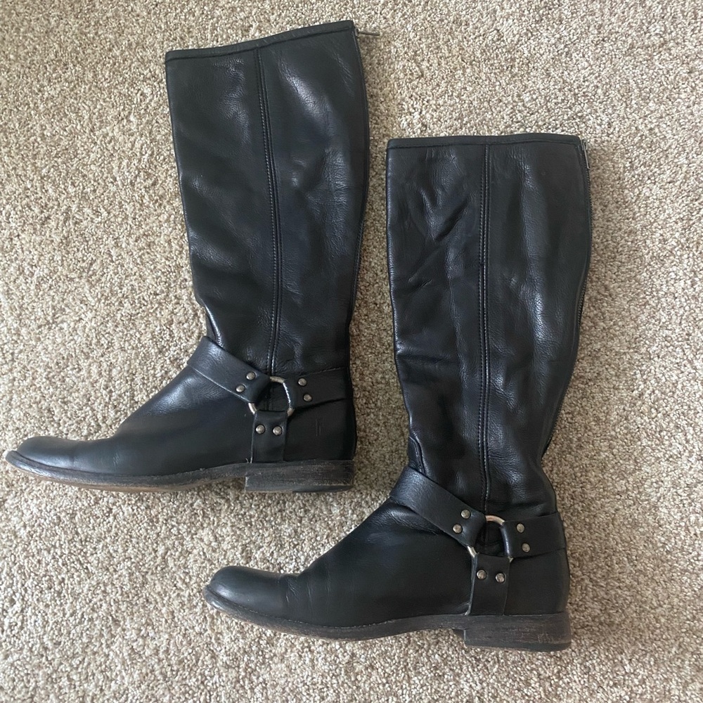 Women’s Black Frye Boots Size 11